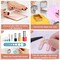 Polymer Clay Earring Making Kit with 3-Layer Storage Box, 30 Clay Earring Cutters, 24 Colors Clay, 8 Circle Cutters, Clay Tools and Earring Accessories for Clay Earrings Jewelry Making